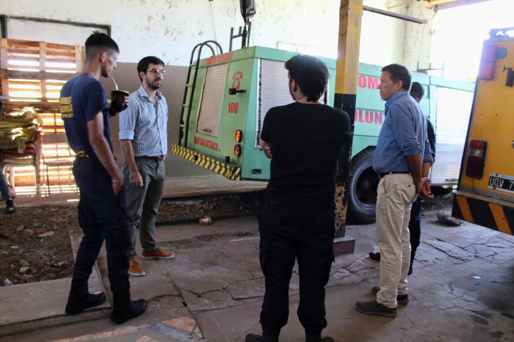 Los bomberos voluntarios de La Paz tendrán un nuevo camión autobomba
