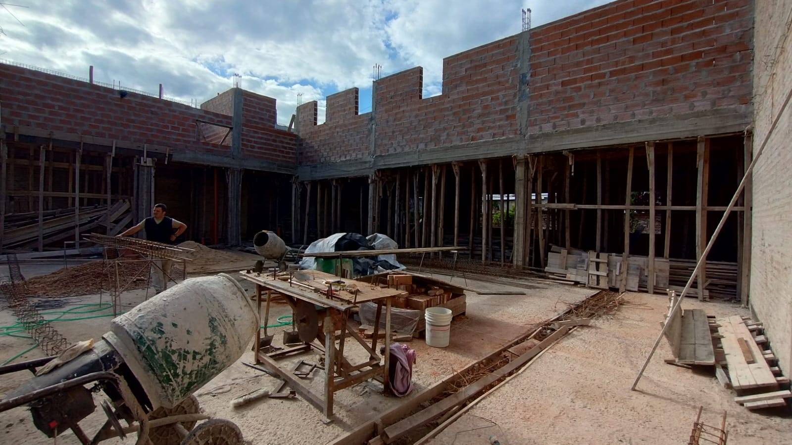 La obra del Banco Nación en Santa Elena superó el 30% de ejecución 