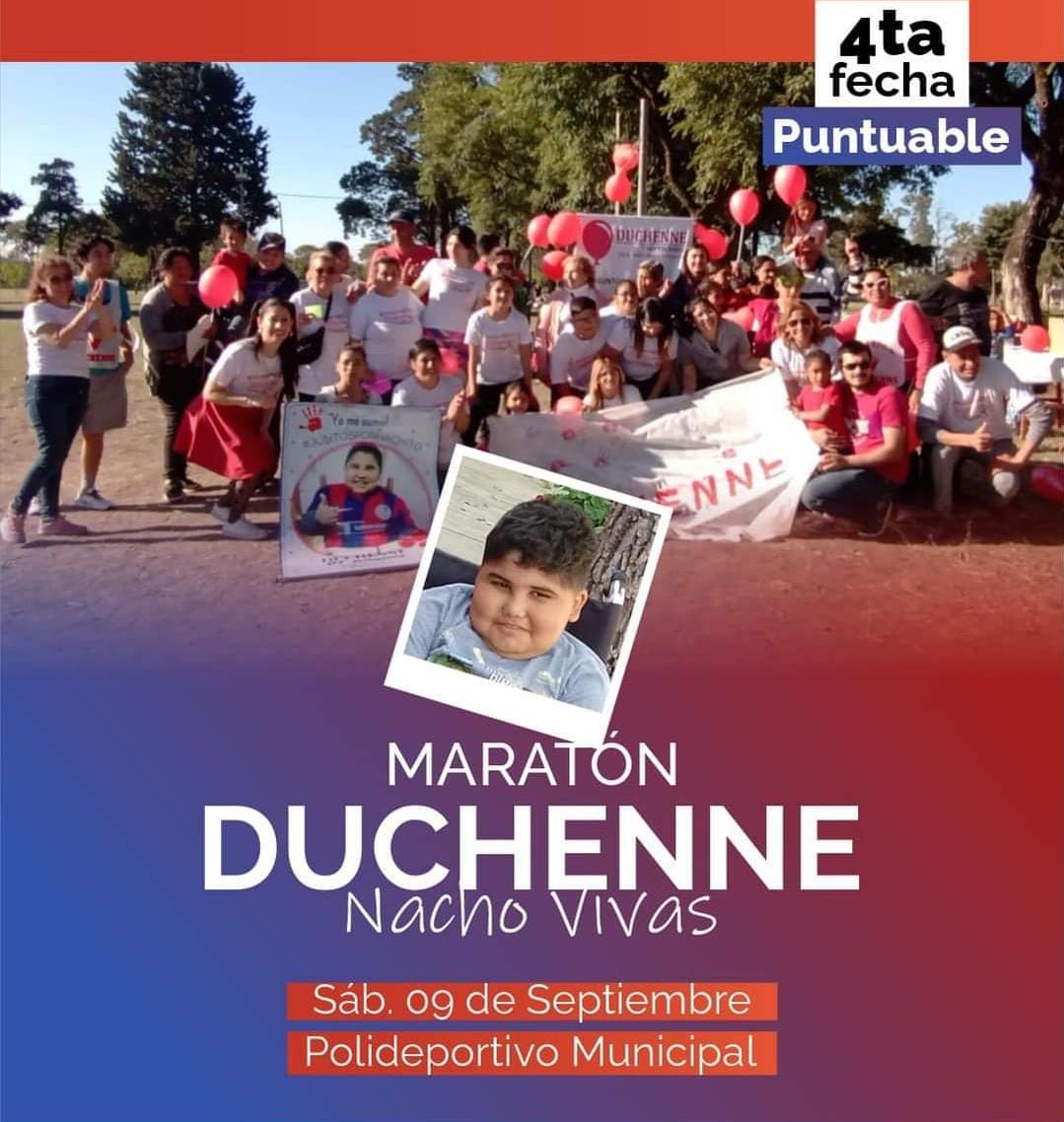 Se aproxima la “Maraton Duchenne” todos por Nachito