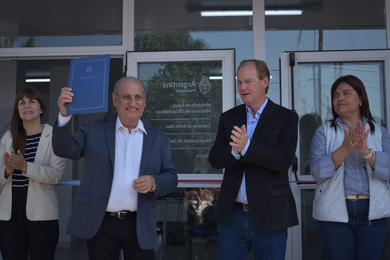 Se inauguró el renovado acceso a Santa Elena y el nuevo Hospital Modular