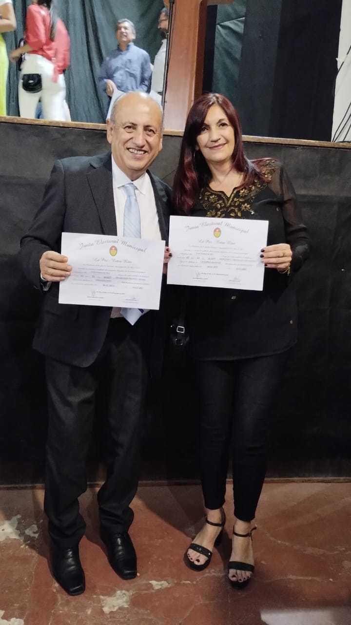 Daniel Rossi recibió su diploma como intendente de Santa Elena