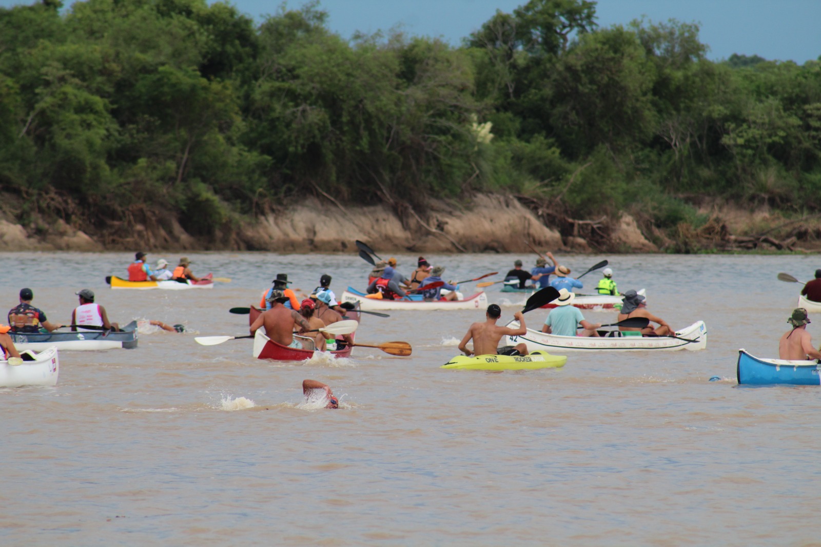 Después de 10 años, se volvió a llevar adelante La Maratón Acuática “Esmeralda - La Paz”