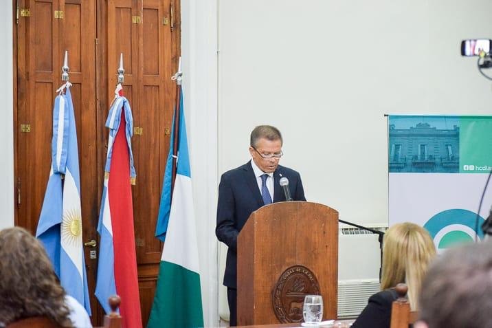 Martin realizó la apertura del periodo de sesiones ordinarias del HCD 