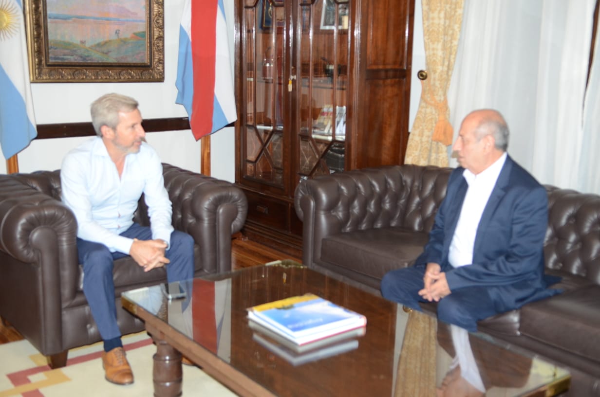 Frigerio recibió al intendente Daniel Rossi 