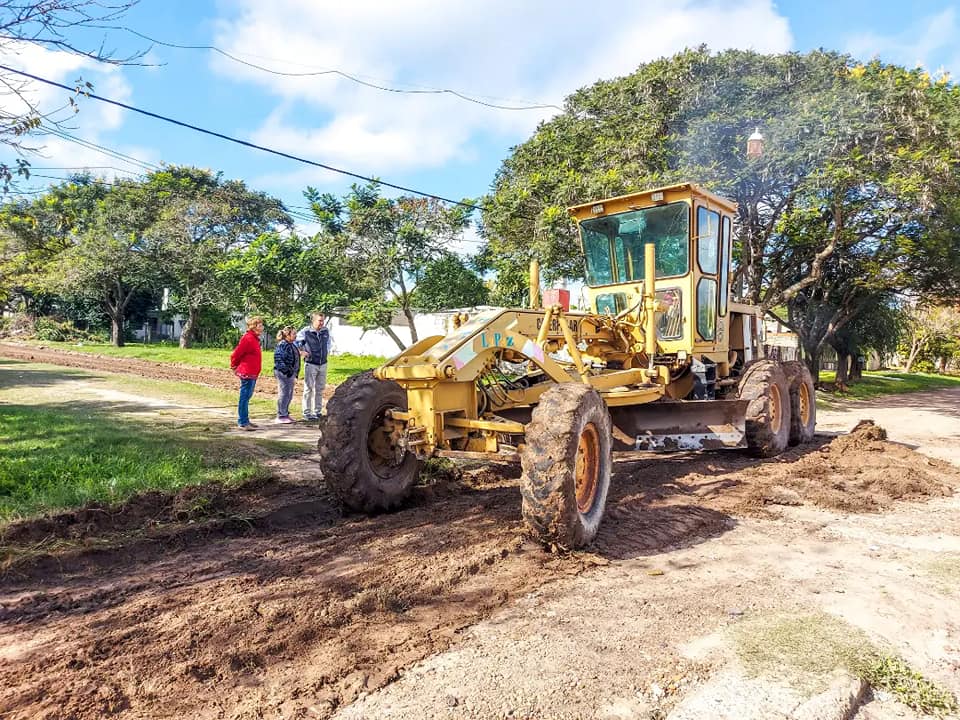 Martin recorrió distintos frentes de obras que se realizan en la ciudad