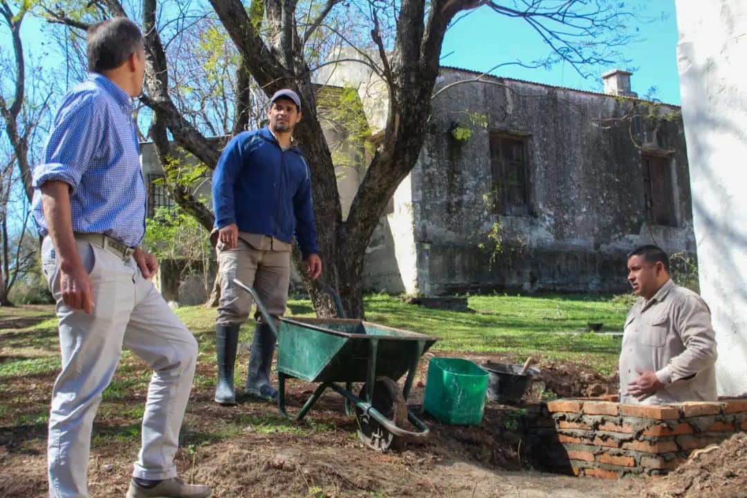 Martin recorrió las obras que se ejecutan en la ciudad