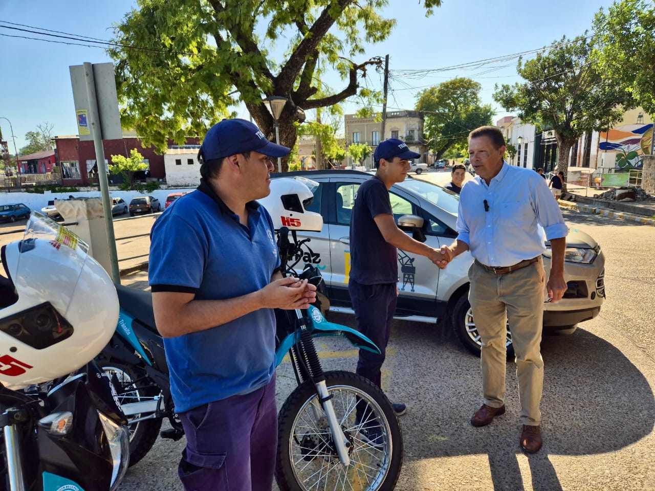 Martin hizo entrega de nuevos vehículos para fortalecer el servicio de tránsito