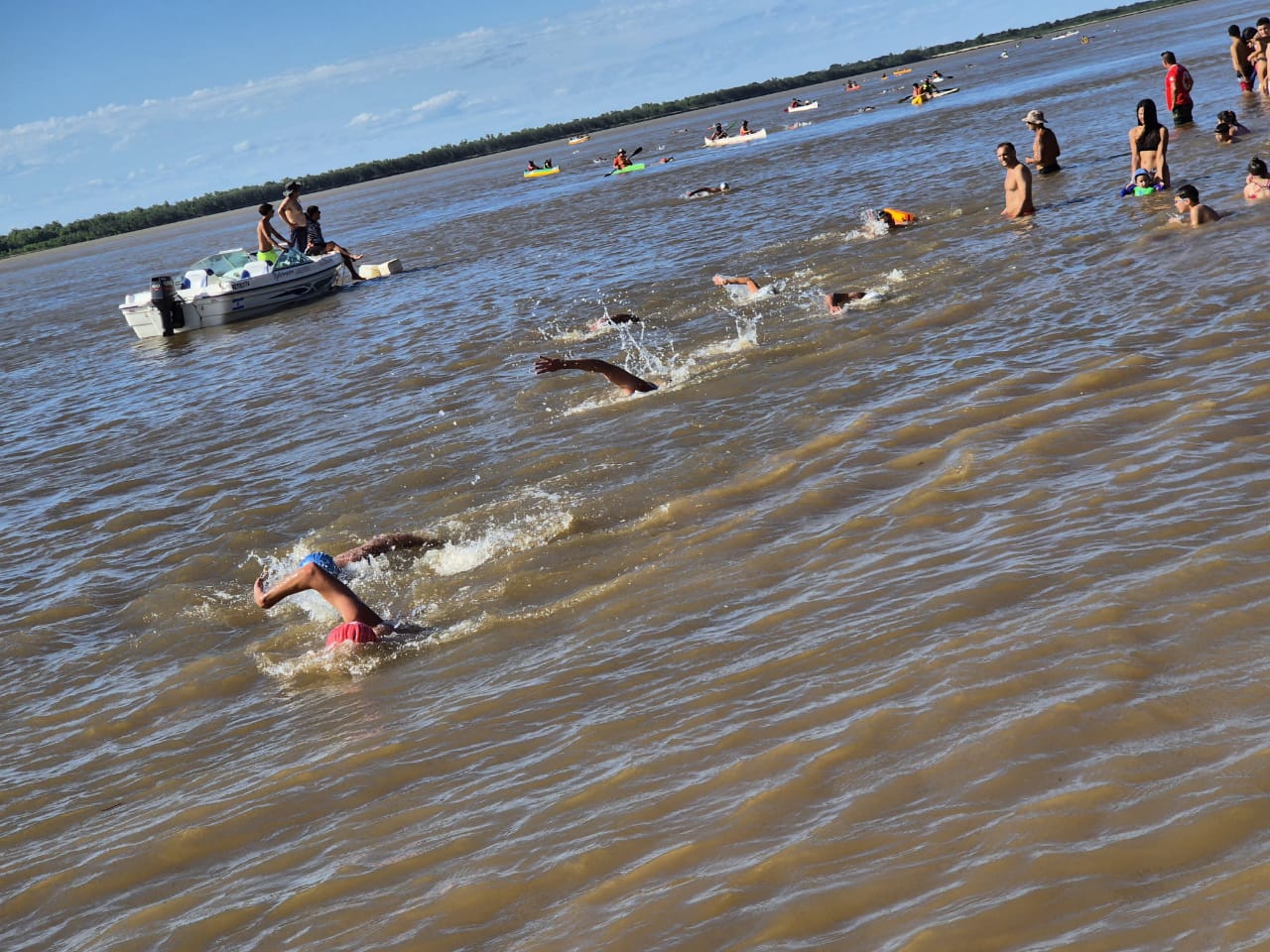 Comenzó el circuito de aguas abiertas paceño