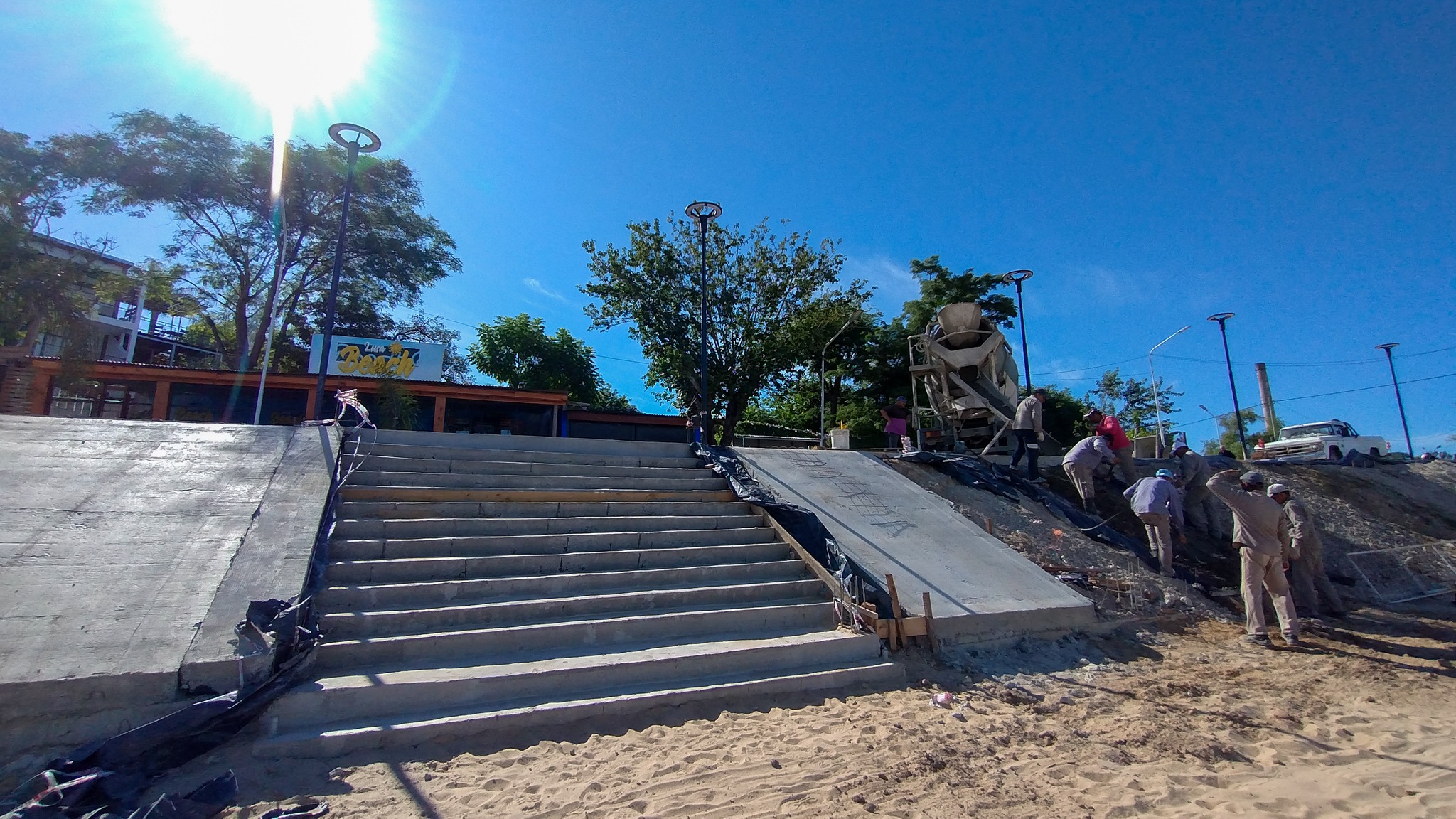 Avanzan obras en el Balneario Municipal de Santa Elena