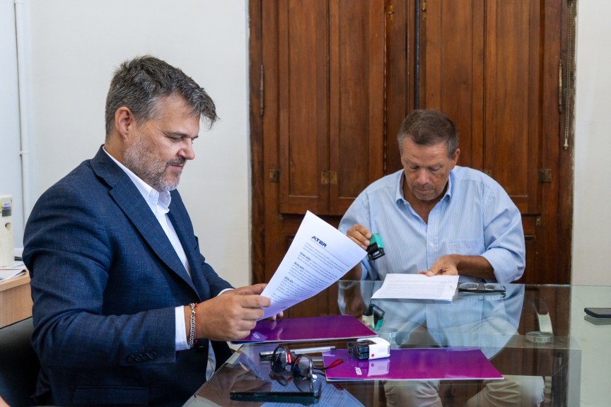 ATER y el municipio de La Paz firmaron un convenio para optimizar la gestión tributaria