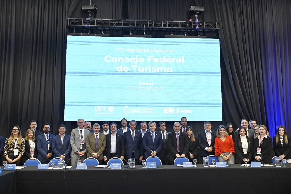 Frigerio encabezó en Paraná la apertura de la Asamblea del Consejo Federal de Turismo