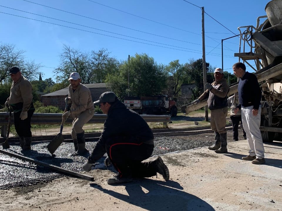 El intendente Martin supervisó obras en distintos puntos de la ciudad