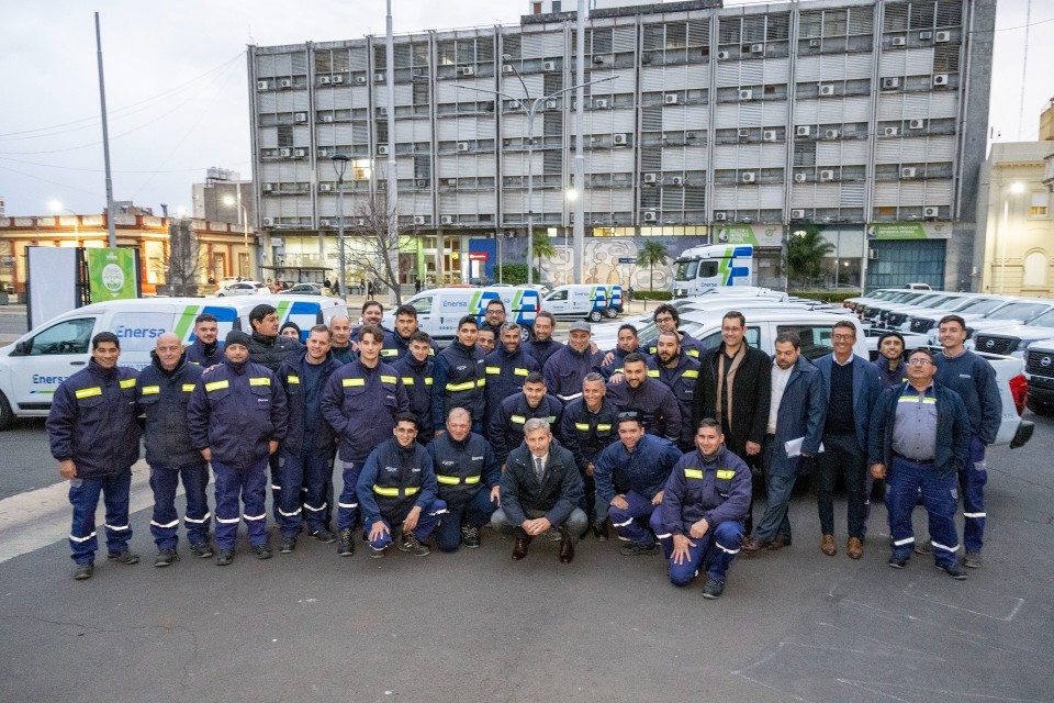 La provincia presentó la nueva flota de vehículos de Enersa con una inversión histórica