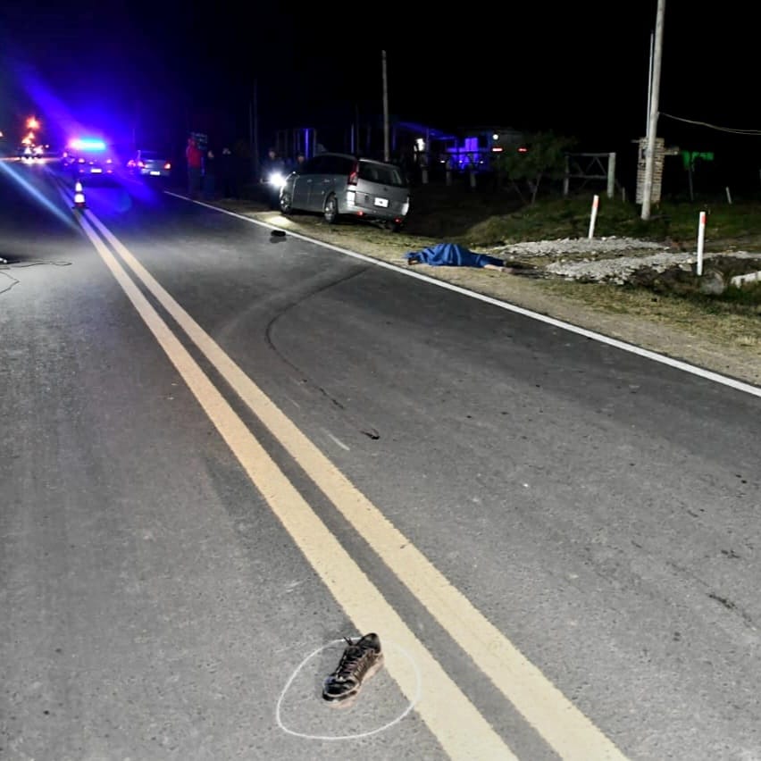 Murió un hombre al ser atropellado por un auto en el acceso sur