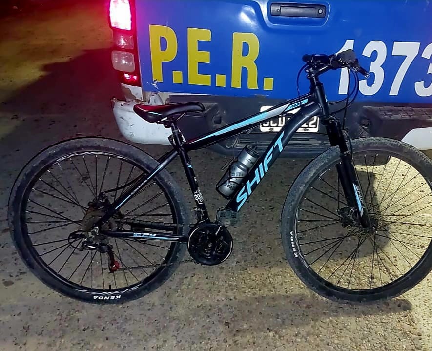 Menor fue sorprendido con una bici robada