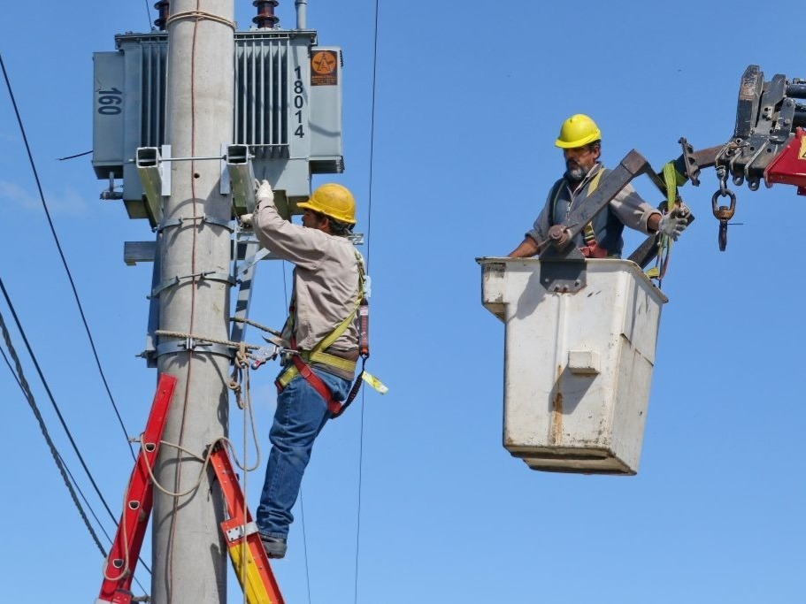 El corte de energía fue por una falla en una línea de Enersa