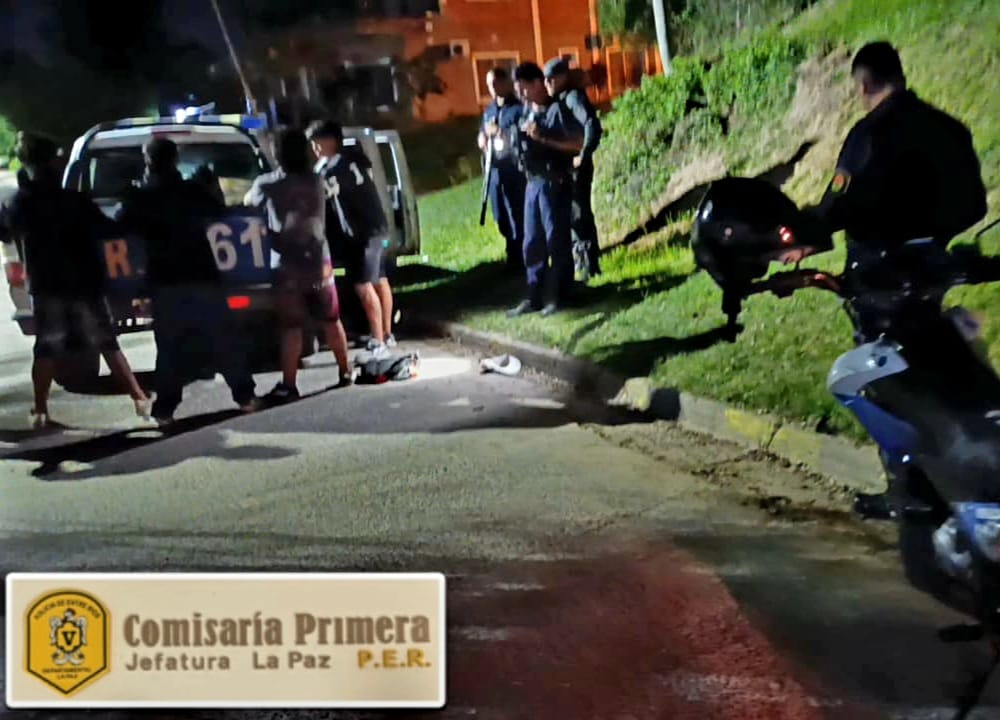 Cinco menores armados fueron detenidos tras amenazar a un transeúnte