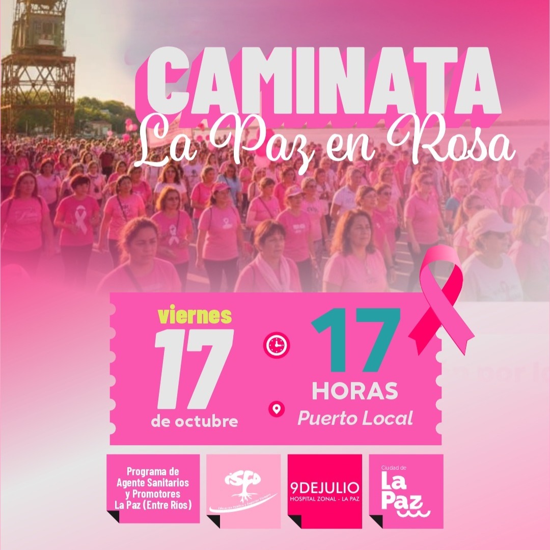 La Paz se viste de rosa por la lucha contra el cáncer de mama