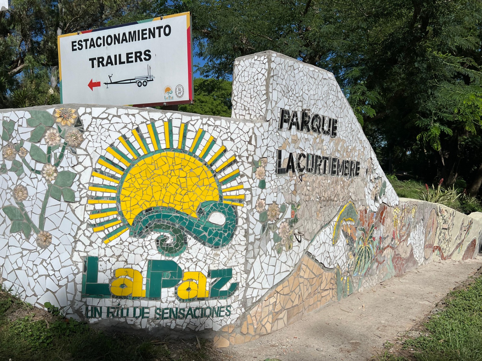 Se inauguró la primera etapa del mural en el Parque La Curtiembre