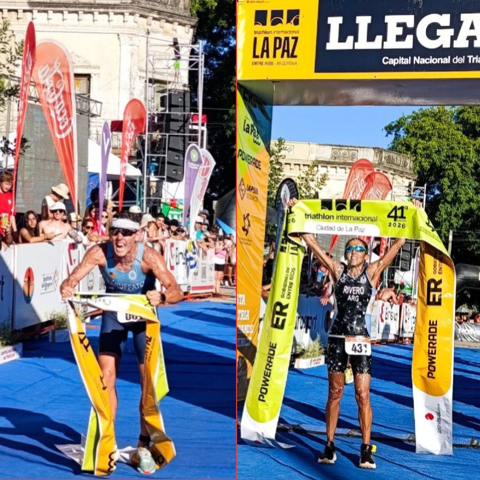 Baruffato y Rivero arrasaron en La Paz y se quedaron con el Tria