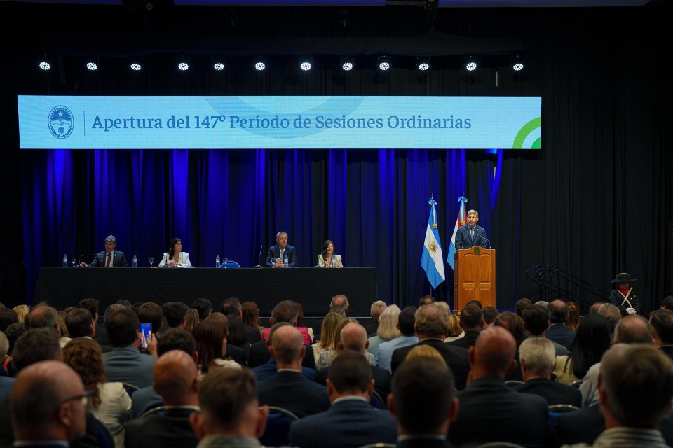 Frigerio abrió las sesiones legislativas y destacó que la provincia "está mejor plantada para crecer"