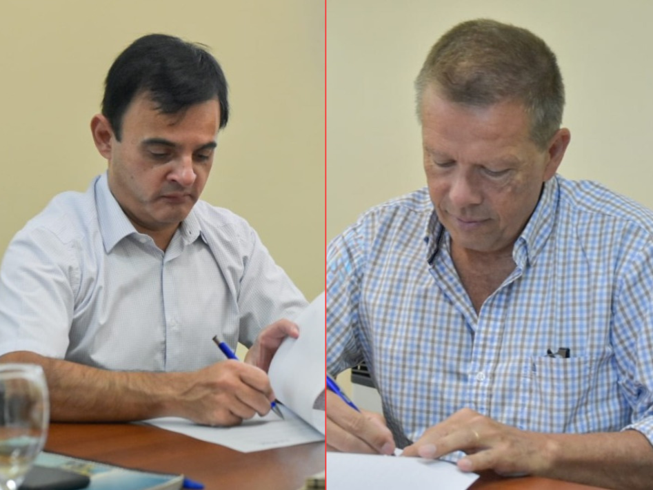 Martin firmó convenio con la UTN y volvió a pedir una sede en La Paz