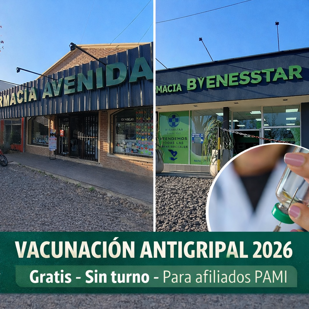 Arranca la campaña de vacunación antigripal 2026 para afiliados de PAMI