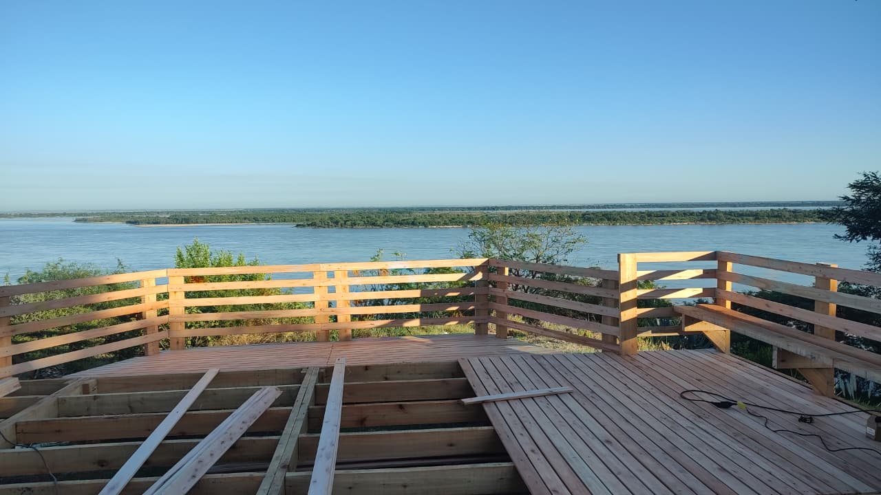 Avanza la construcción de un nuevo mirador en el Parque La Hoya de Santa Elena