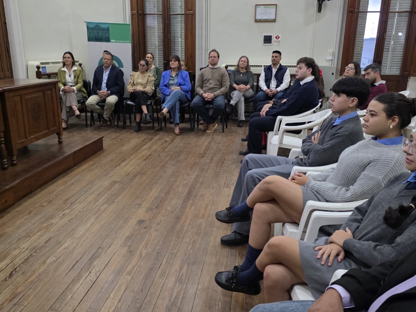 Walter Martin participó del inicio del Concejo Deliberante Estudiantil 2026