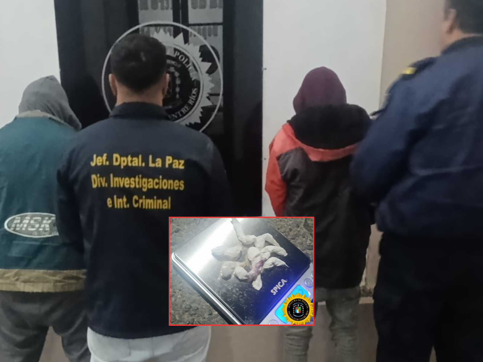 Dos jóvenes fueron interceptados con cocaína tras intentar huir de la policía