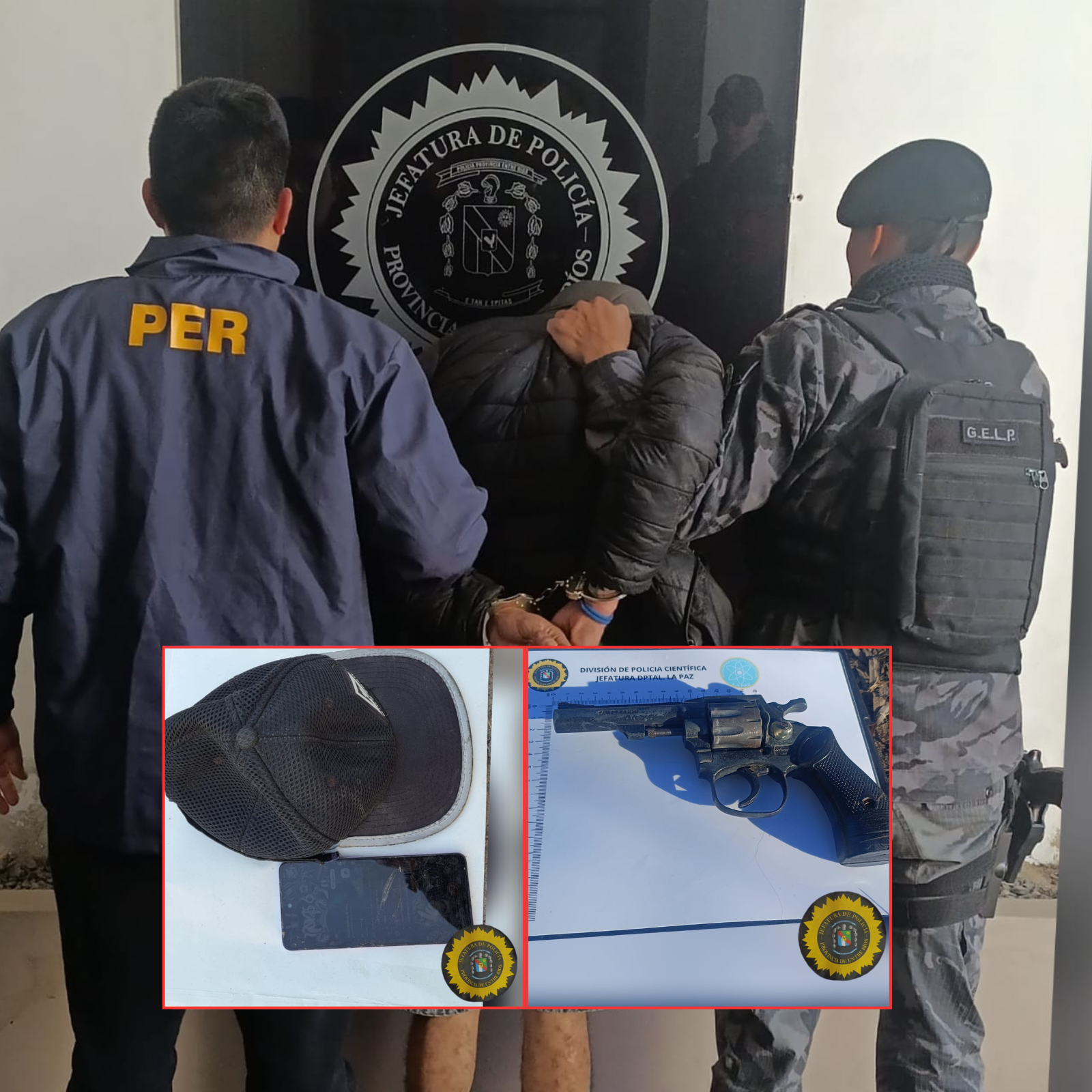 Escapó de la Policía, habría disparado contra los efectivos y fue reducido