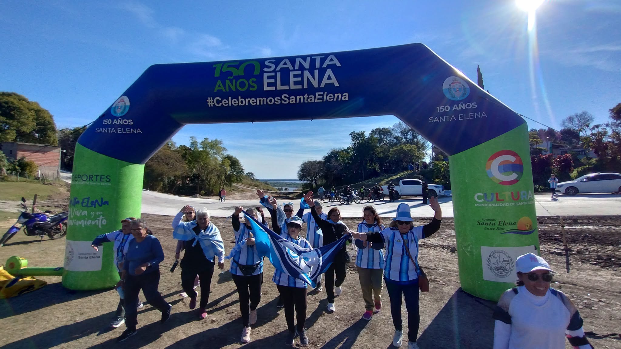 Santa Elena promovió la actividad física con una nueva edición de "Calles Activas"