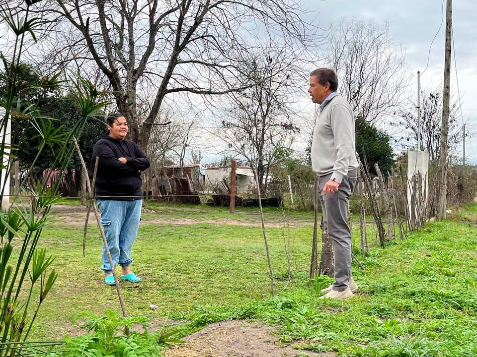 Walter Martin puso en marcha un relevamiento preventivo en los barrios ante posibles lluvias intensas
