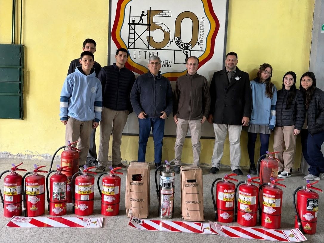 La Cooperativa de Electricidad La Paz colaboró con la Escuela Técnica N° 1