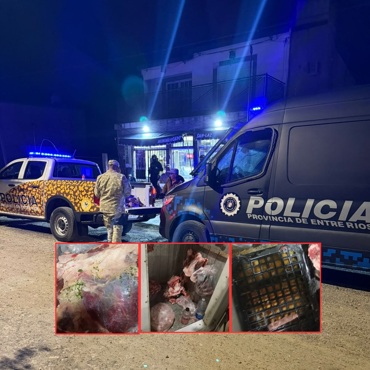 Decomisaron 750 kg de productos cárnicos durante controles comerciales