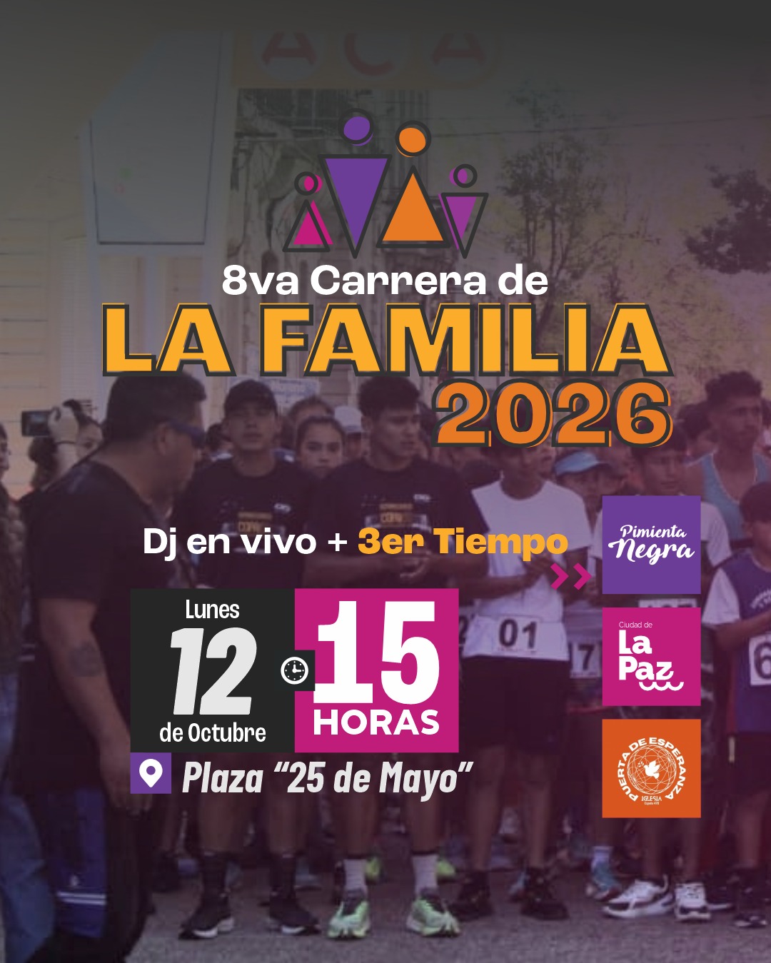 “La Familia Corre”: preparan una nueva carrera pedestre en La Paz